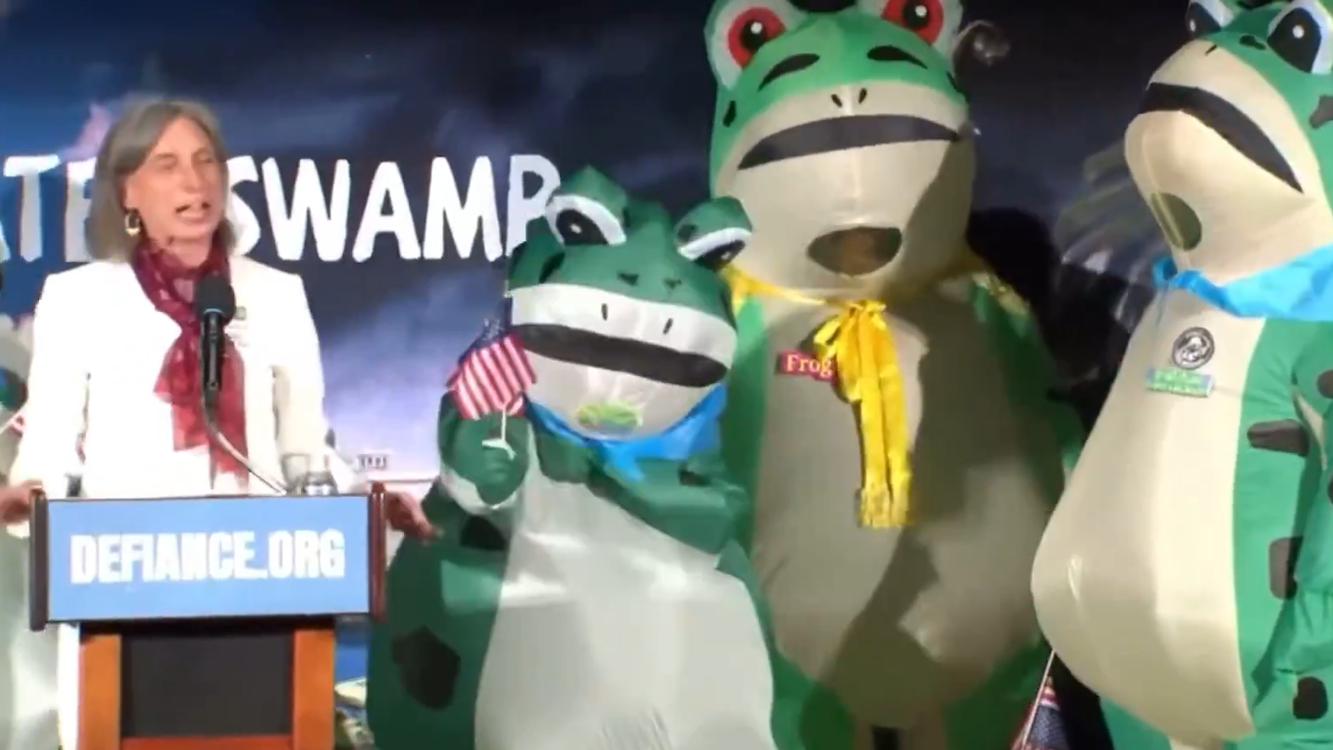 Dems Counter SOTU With Dancing Frogs