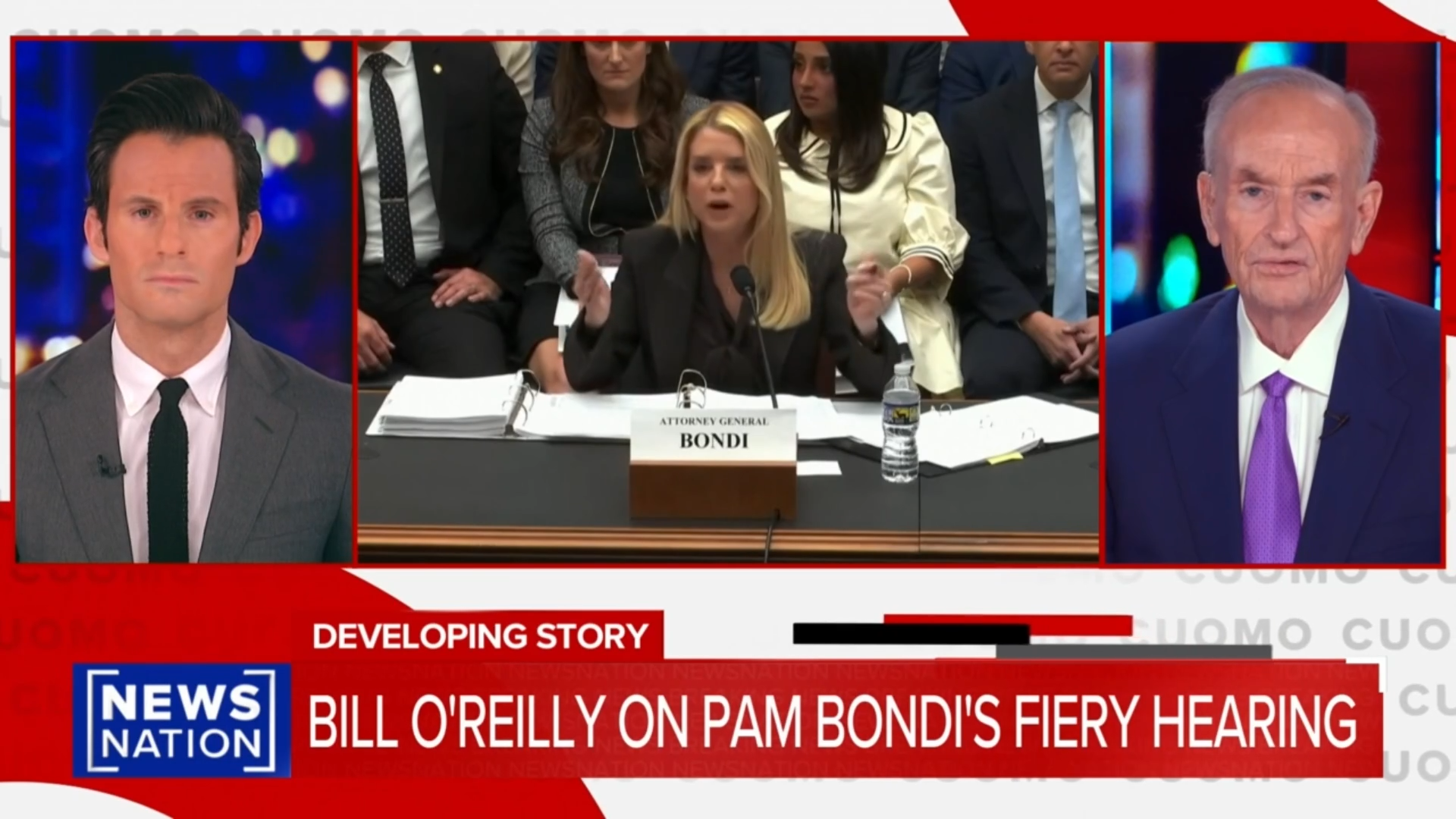 Bill O'Reilly Reacts to the Pam Bondi's Epstein Files Hearing on NewsNation