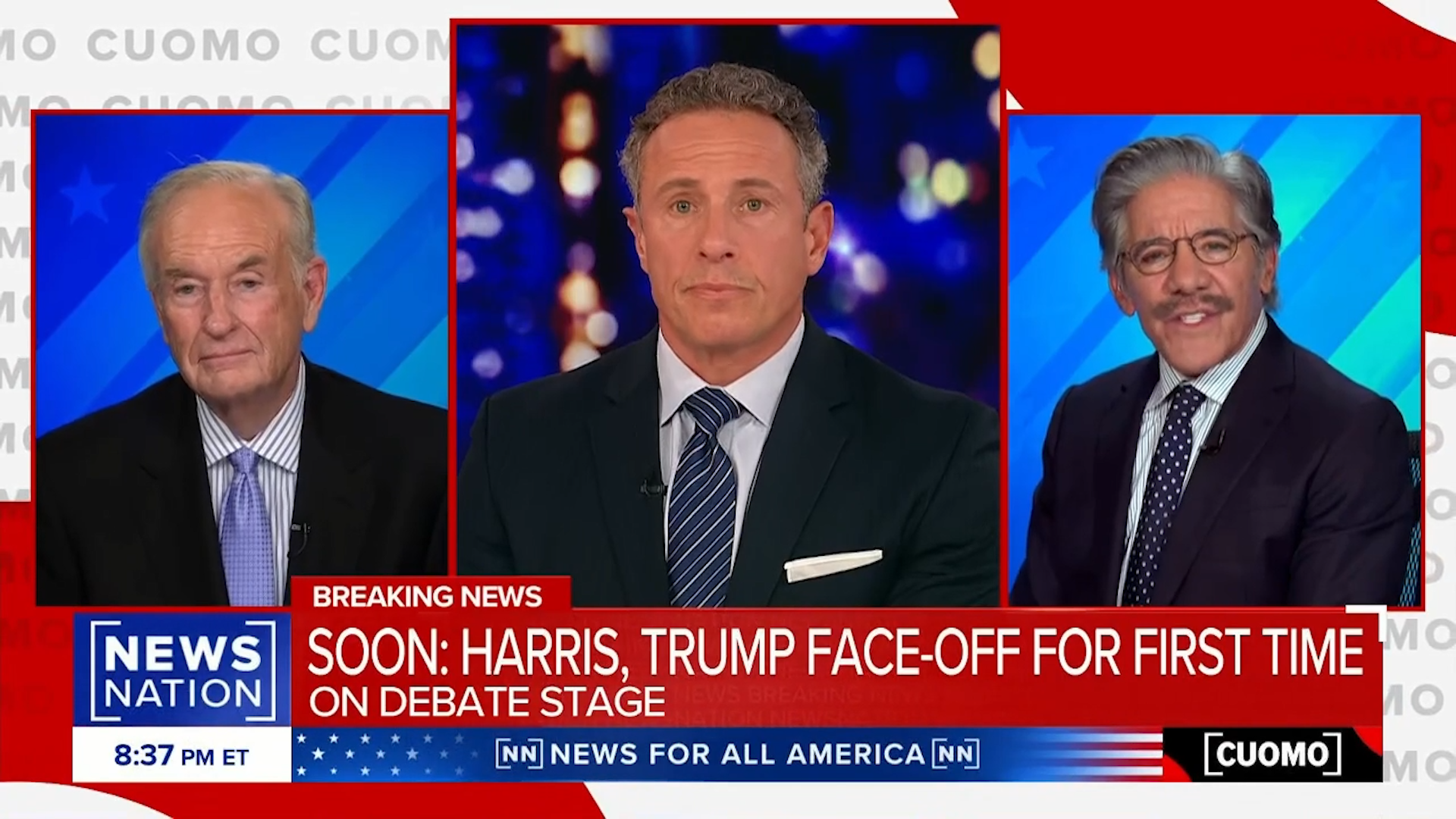 O'Reilly, Geraldo, & Cuomo Lay Out Debate Expectations