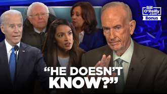 Bill OReilly Reacts to a Reporters Question About Trump Being Called a Racist