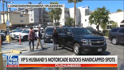 Kamala's Husband Blocks Handicapped Spots
