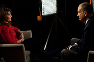 Behind the scenes at Bill's interview with Sarah Palin.