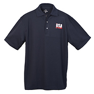 USA Strong Moisture Wicking Polo Shirt - free