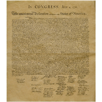 Declaration of Independence Historical Document