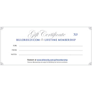 Lifetime Premium GIFT Membership - GIFT CERTIFICATE - with free Killing Series - Including Killing The Legends