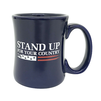 Stand Up For Your Country Diner Coffee Mug