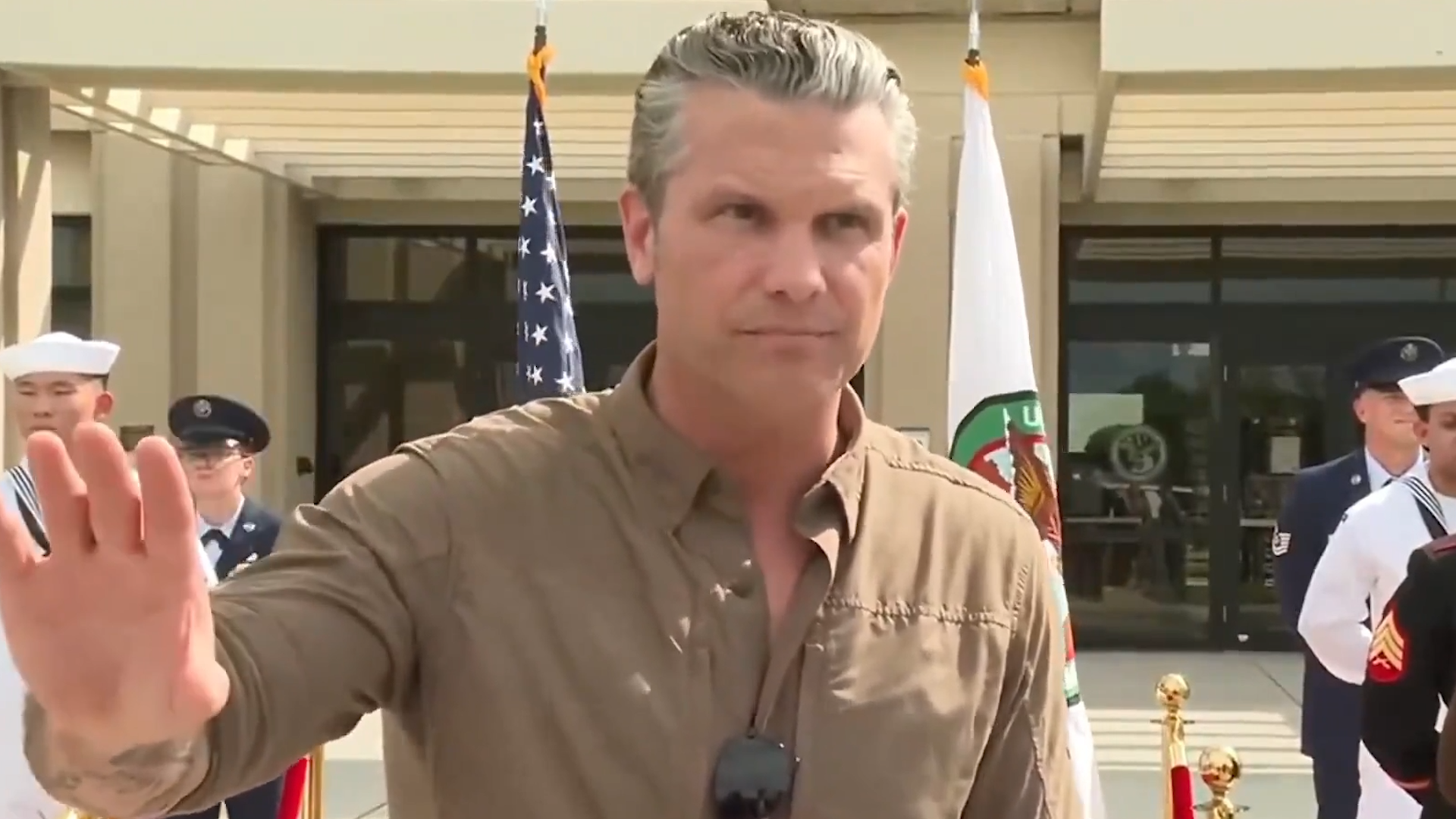 Pete Hegseth Peeved at War Crimes Question