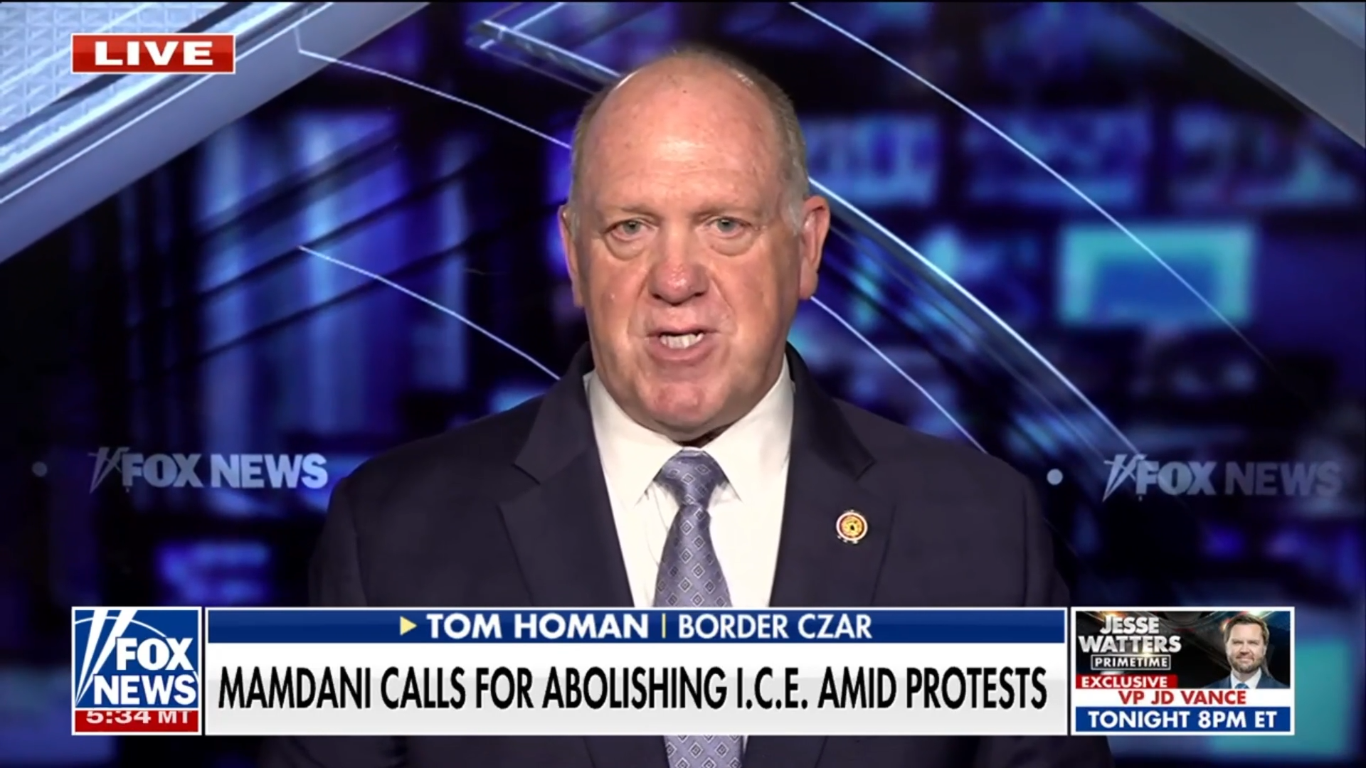 Tom Homan to Mamdani: Were Coming!