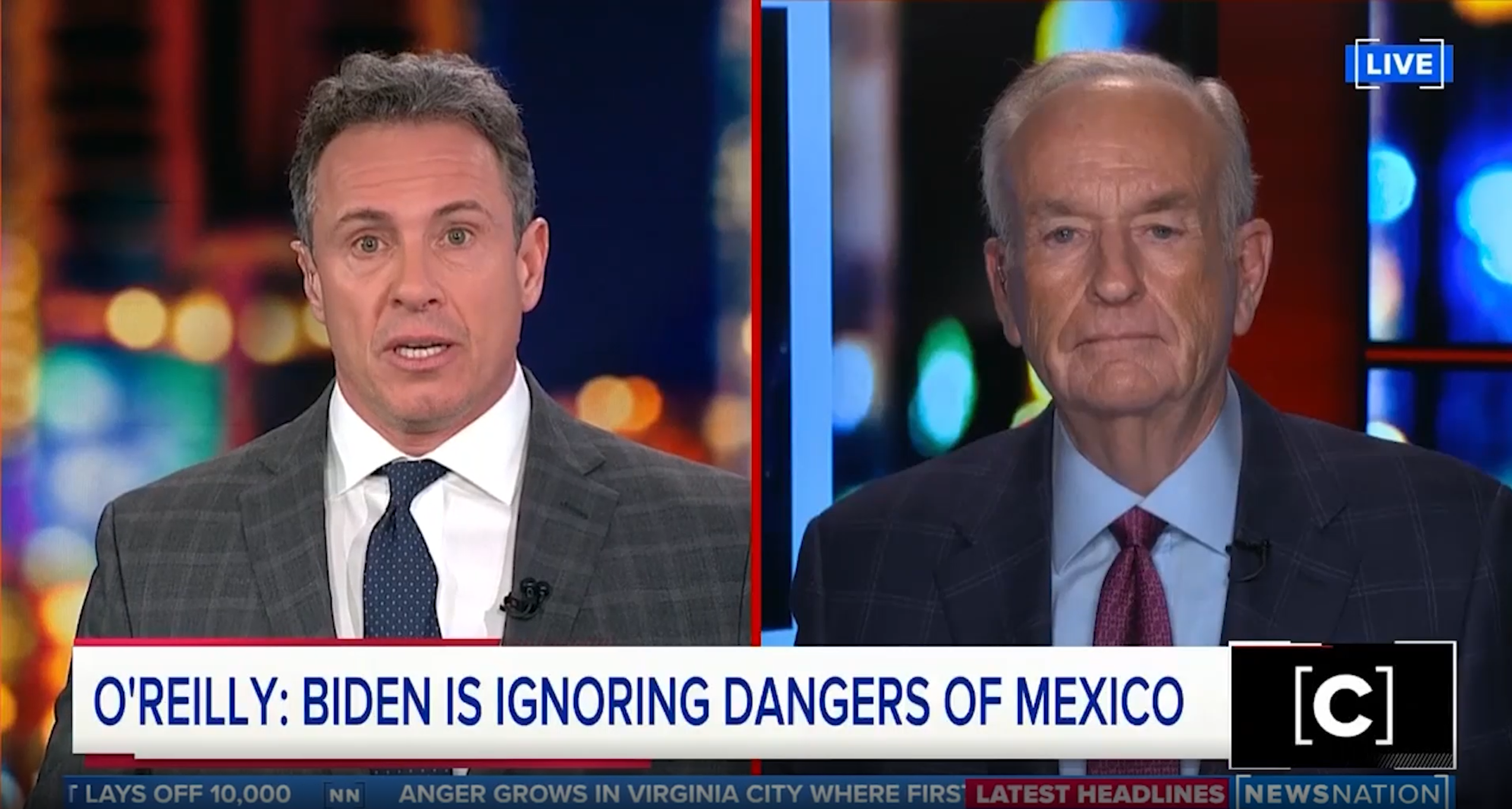 O'Reilly & Cuomo on the Failure of Mexico and Biden on the Border