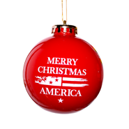 Merry Christmas America Ornament