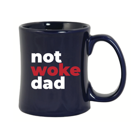 Not Woke Dad Diner Coffee Mug